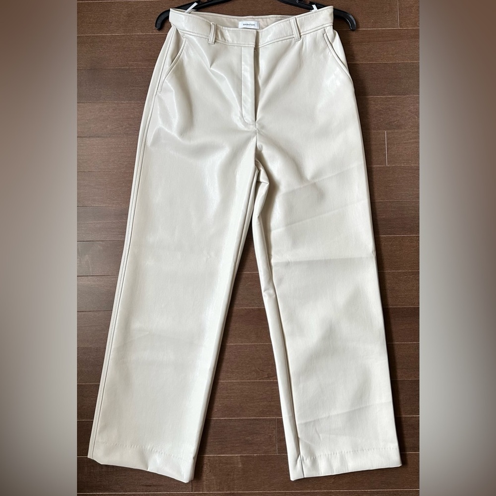 NWOT Aritizia Babaton Agency Pant in Vegan Leather